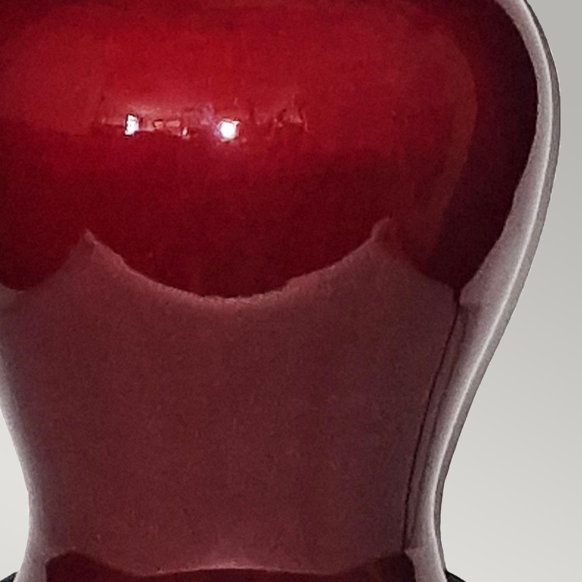 Oxblood Table Lamp