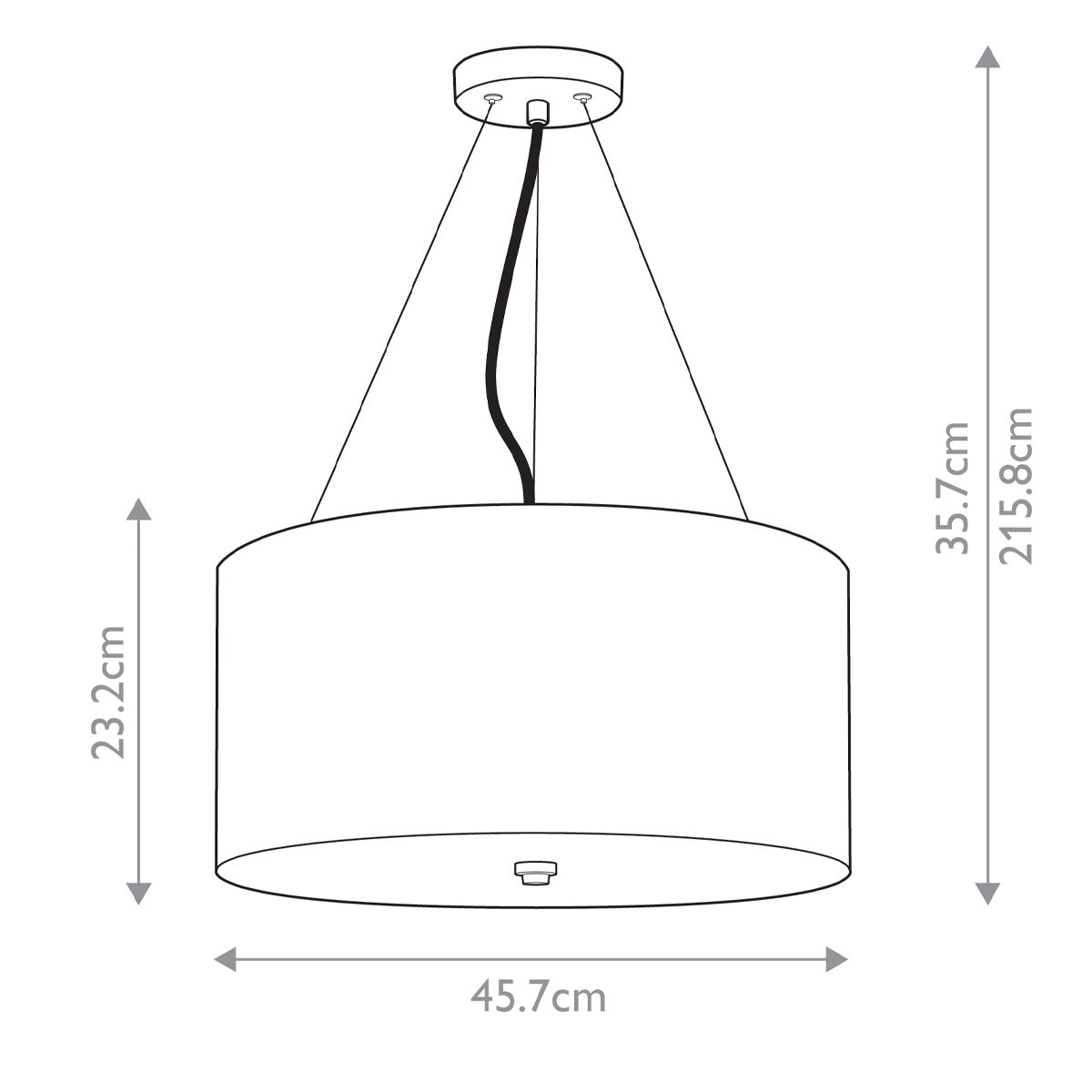 Pearce Pendant Light - 18 Inch