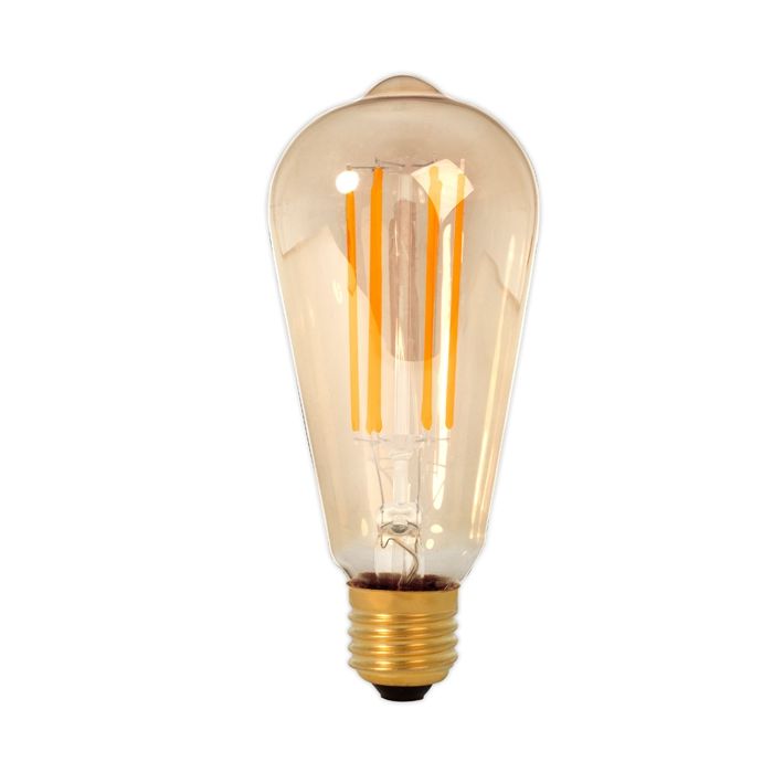 Calex Squirrel Cage Filament Lamp, E27, Dimmable, 4W, 2100K