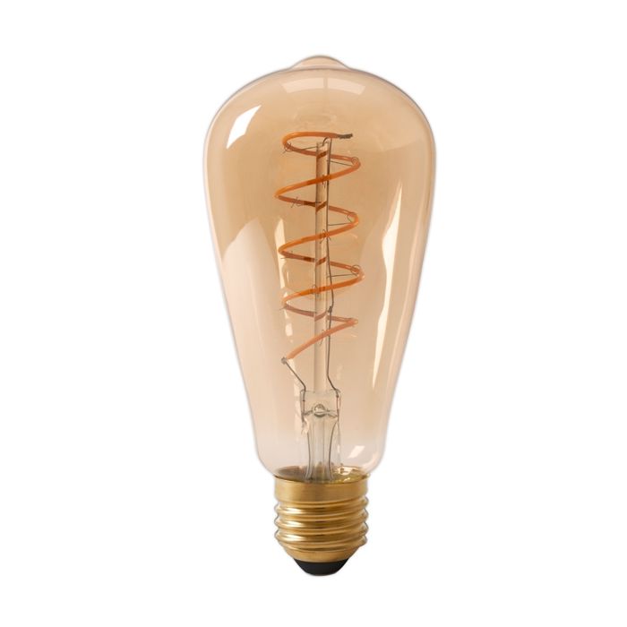 Squirrel Cage Spiral Filament Lamp, E27, Dimmable, 4W, 2100K