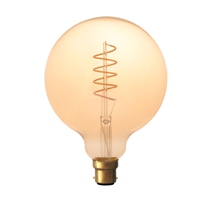 Calex 120mm Globe Filament Lamp, B22, Dimmable, 4W, 2100K