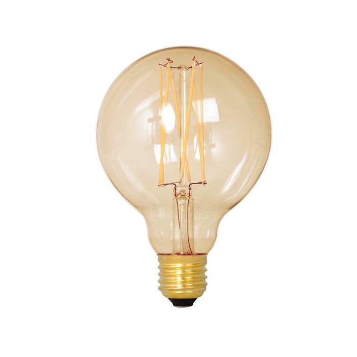 Calex 80mm Globe Filament Lamp, E27, Dimmable, 4W, 2100K