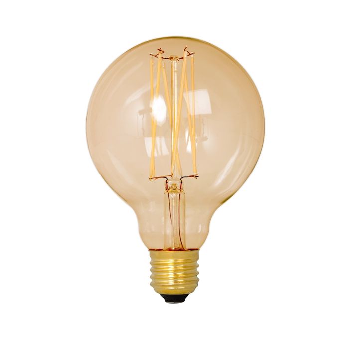 Calex 95mm Globe Filament Lamp, E27, Dimmable, 4W, 2100K