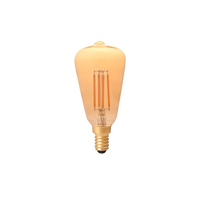 Calex Squirrel Cage Filament Lamp, E14, Dimmable, 4W, 2100K