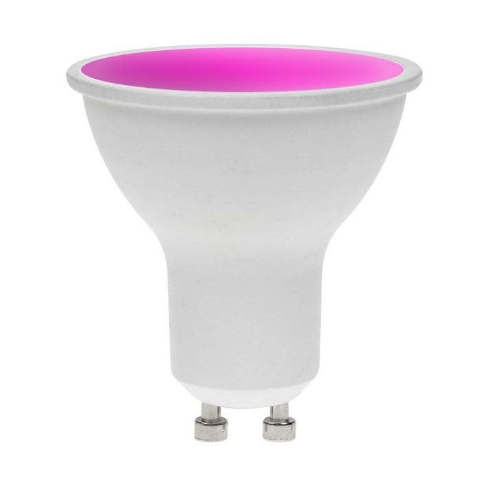 Magenta GU10 Lamp, GU10, Dimmable, 7W, N/A