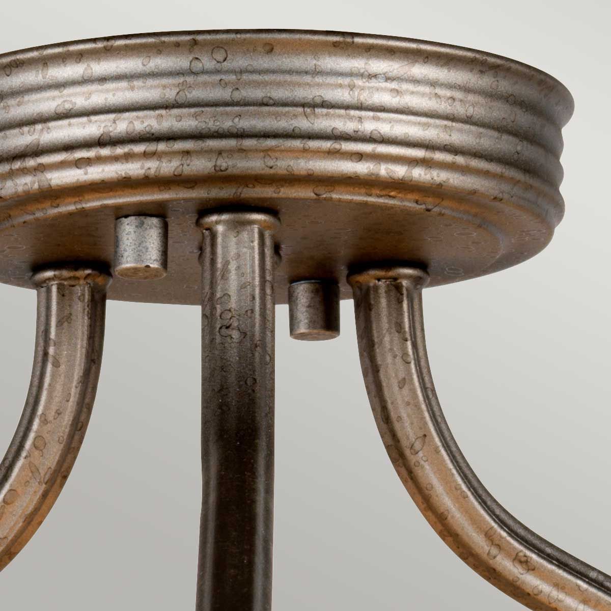 Crown Flush Ceiling Light