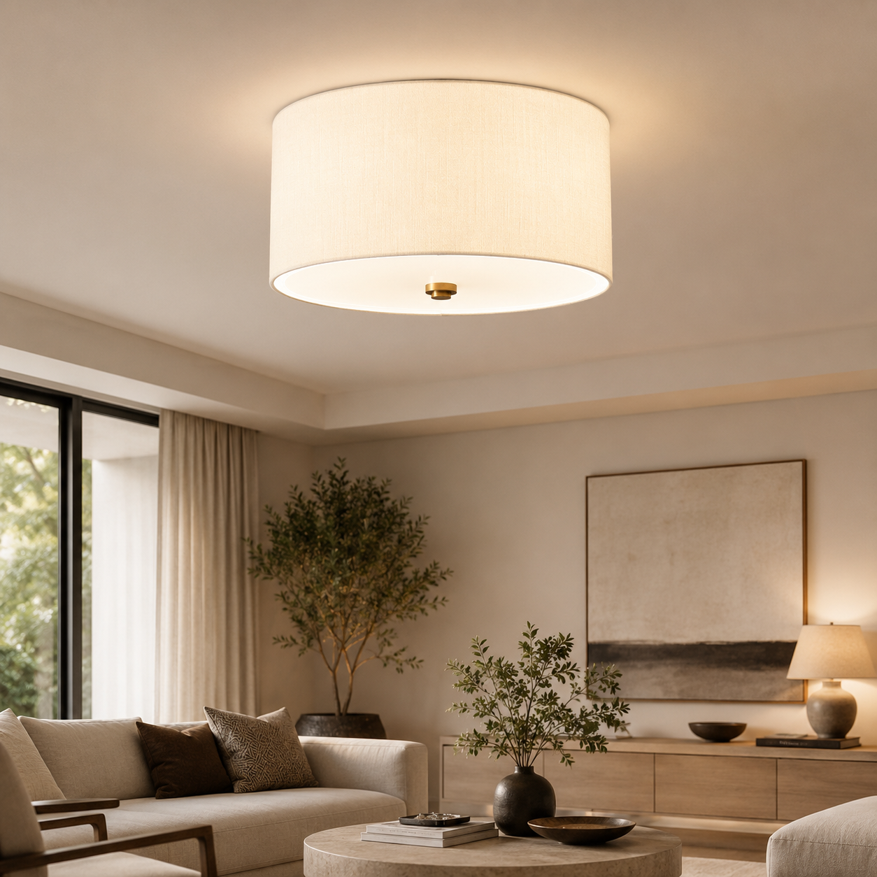 Fletcher Flush Flush Ceiling Light