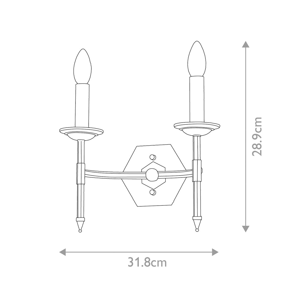 Crown Wall Light