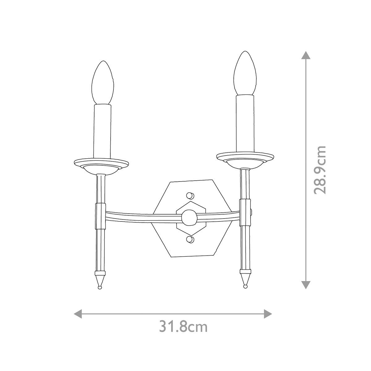 Crown Wall Light