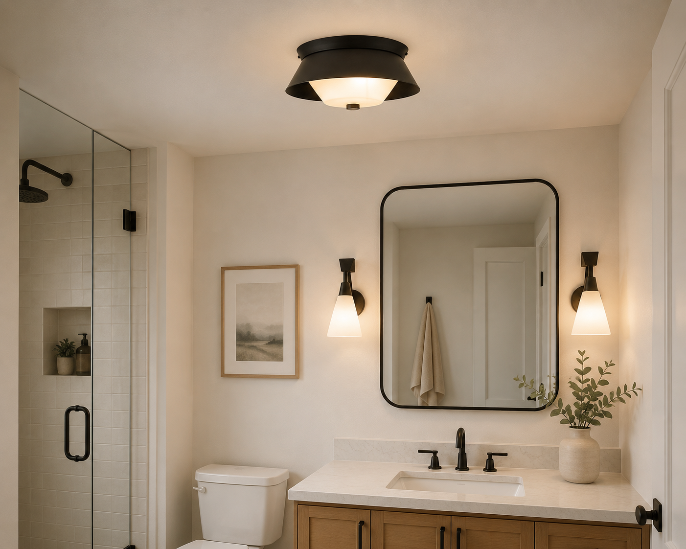 Bowtie Flush Ceiling Light
