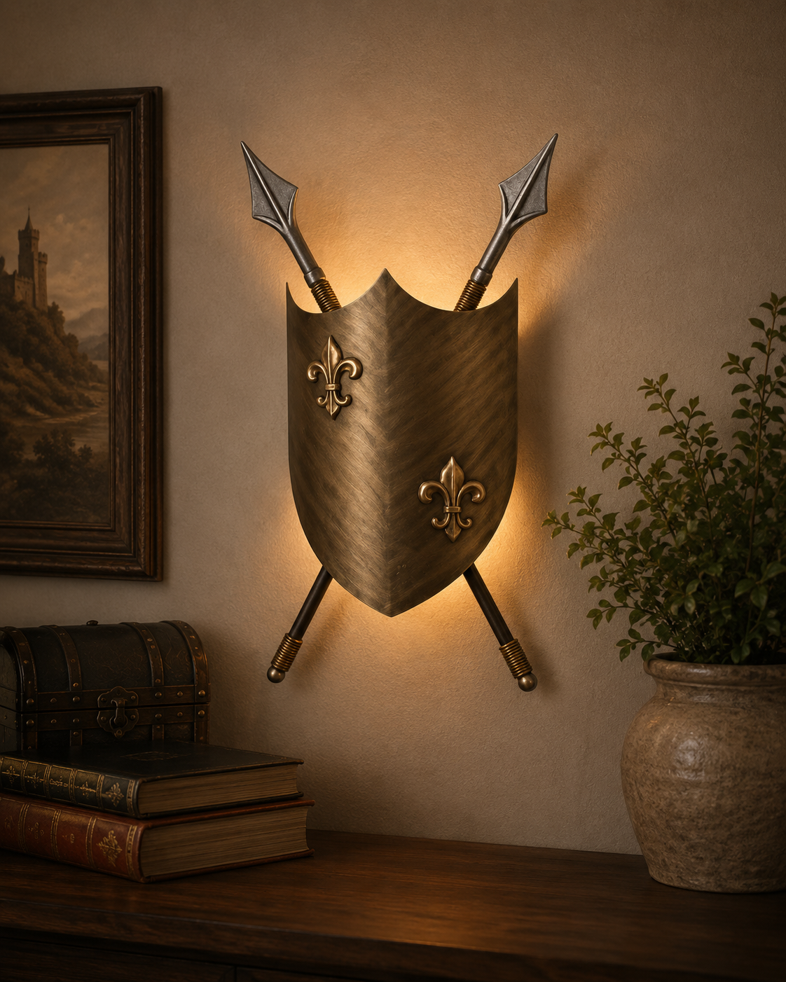 Crusader Wall Light