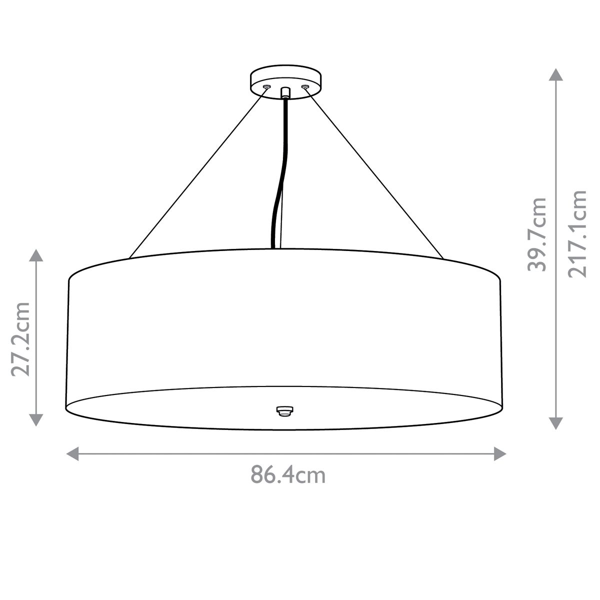 Pearce Pendant Light - 34 Inch