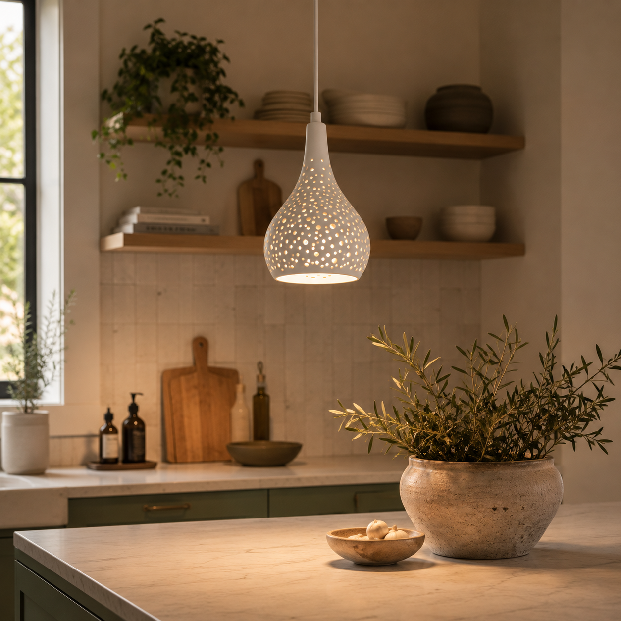 Poro Ceiling Light