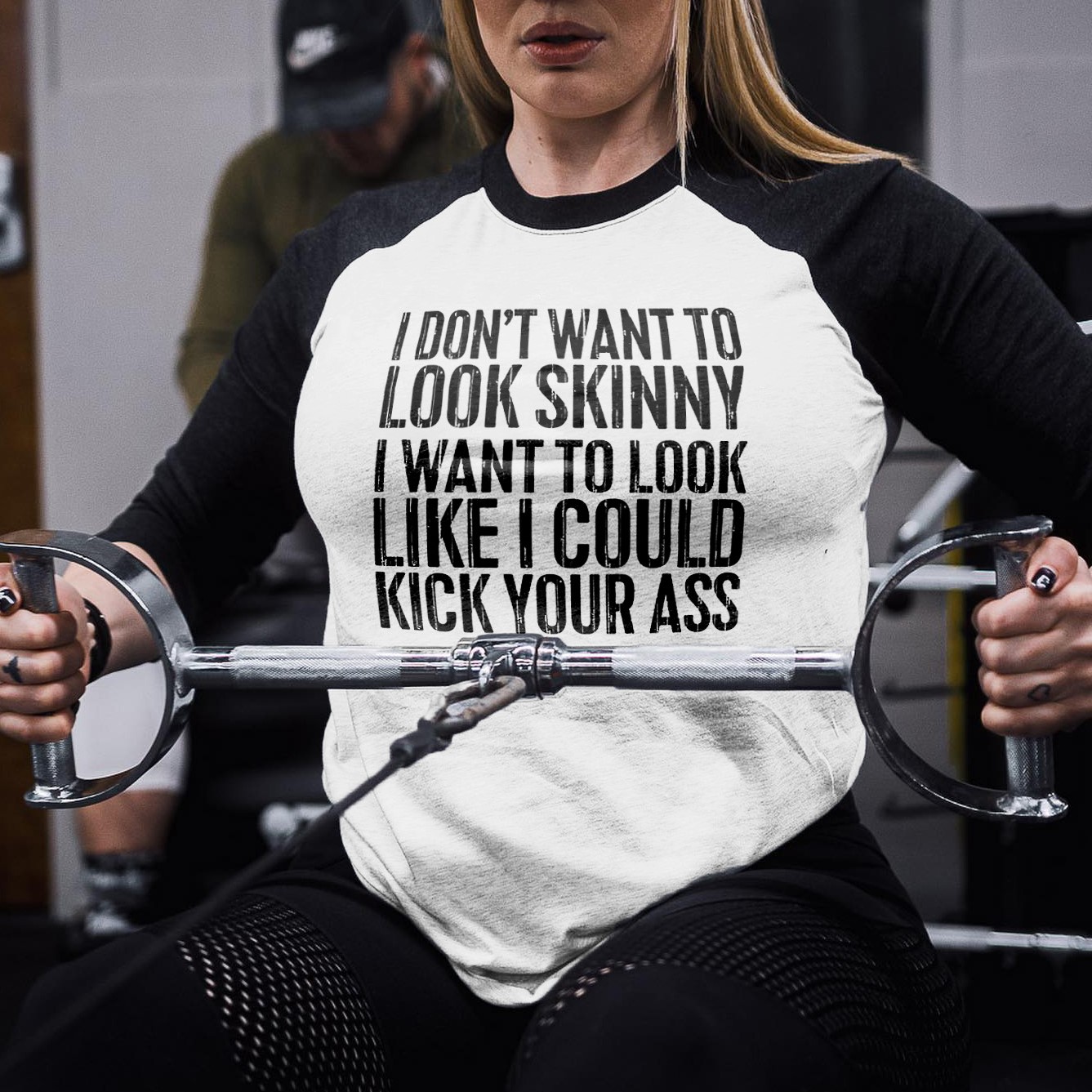I Don't Want To Look Skinny Long Sleeve T-shirt