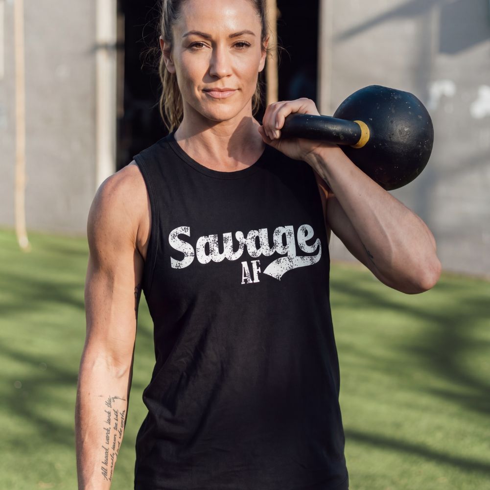 Savage Af Printed Women's Vest