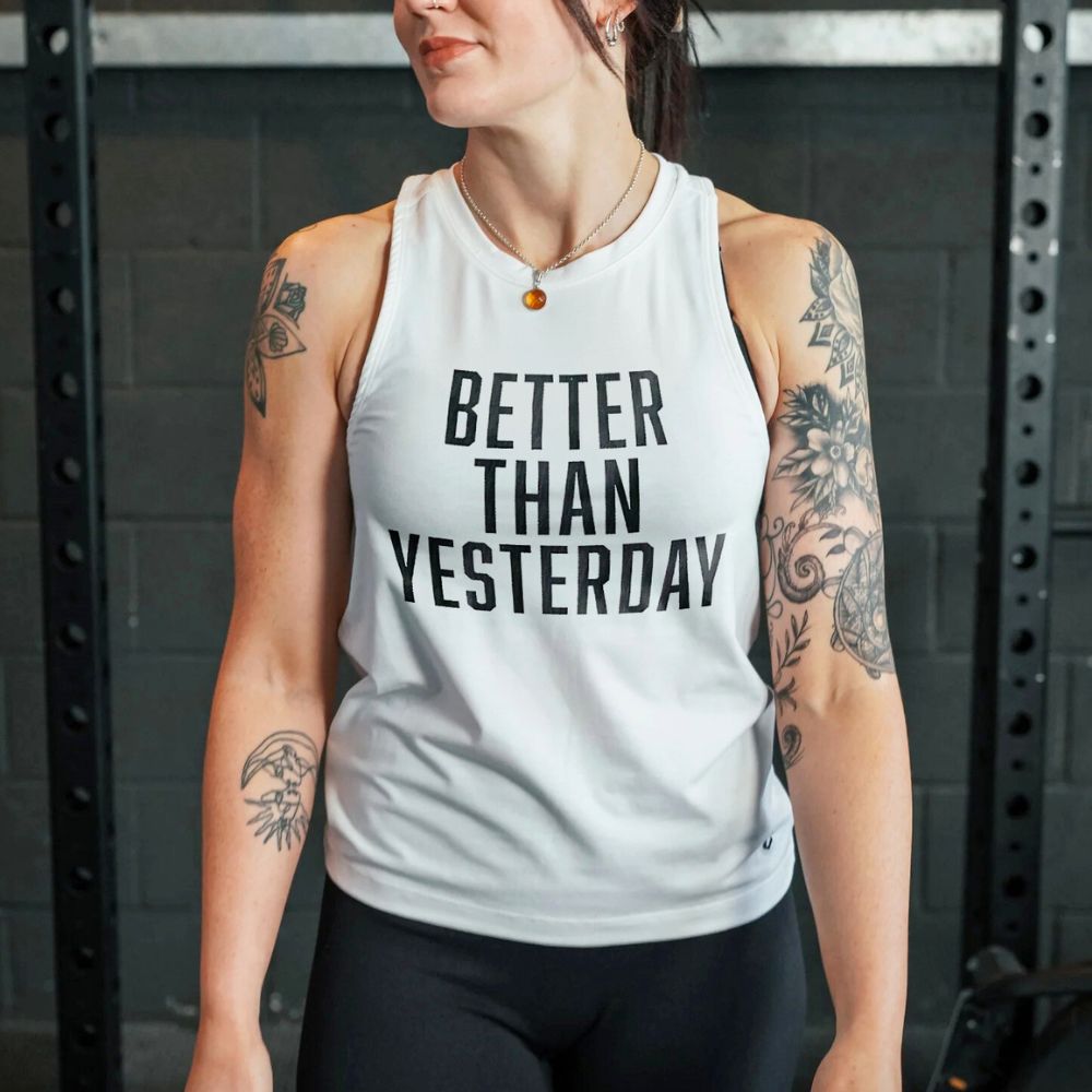 Better Than Yesterday Printed Women's Vest