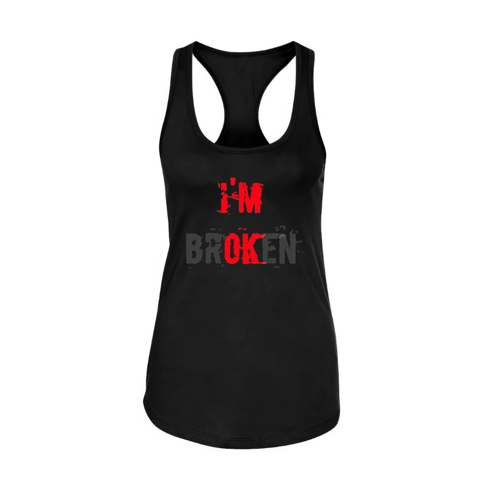 I'm Broken Printed Women's Tank
