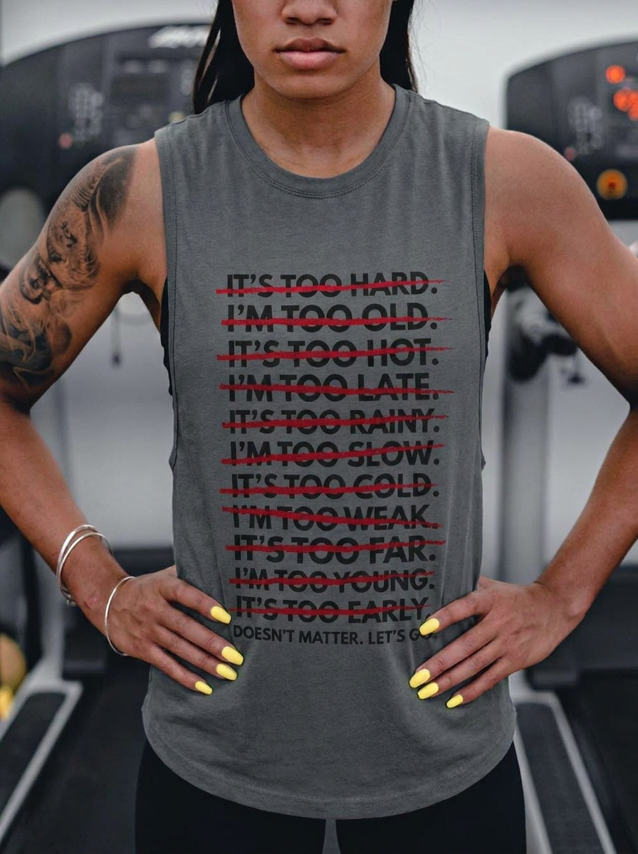 Doesn't Matter. Let's Go Printed Women's Vest