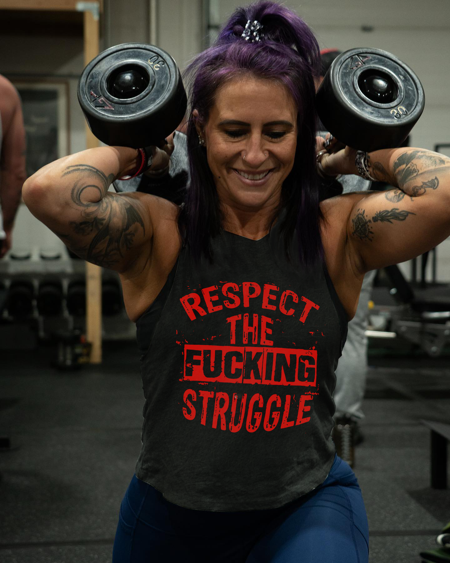 Respect The F*cking Struggle Printed Women's Vest