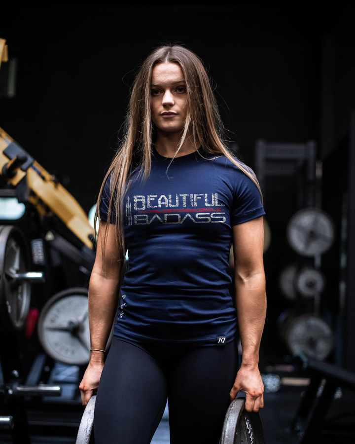 BEAUTIFUL BADASS Printed Women's T-shirt