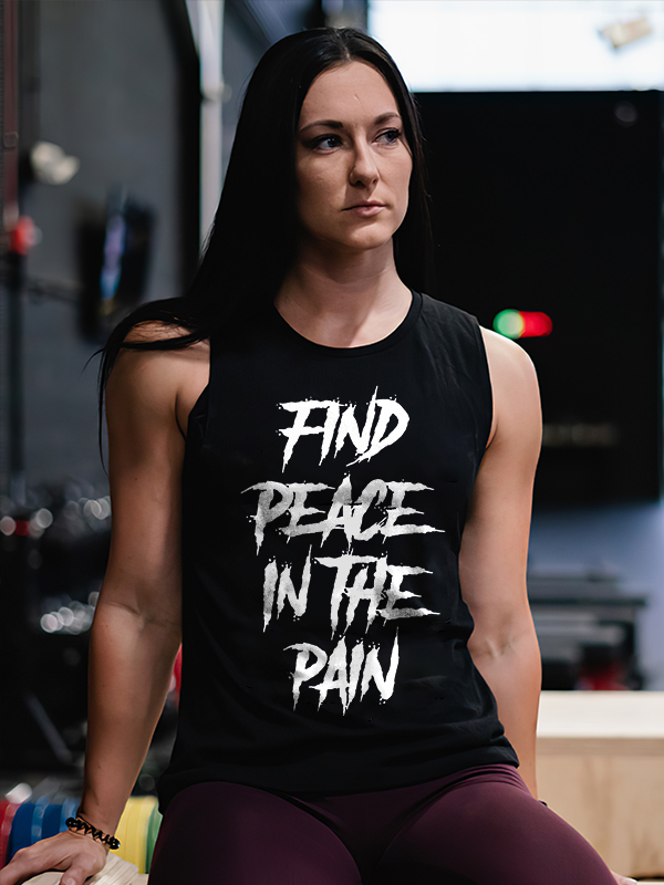Find Peace In The Pain Printed Women's Vest
