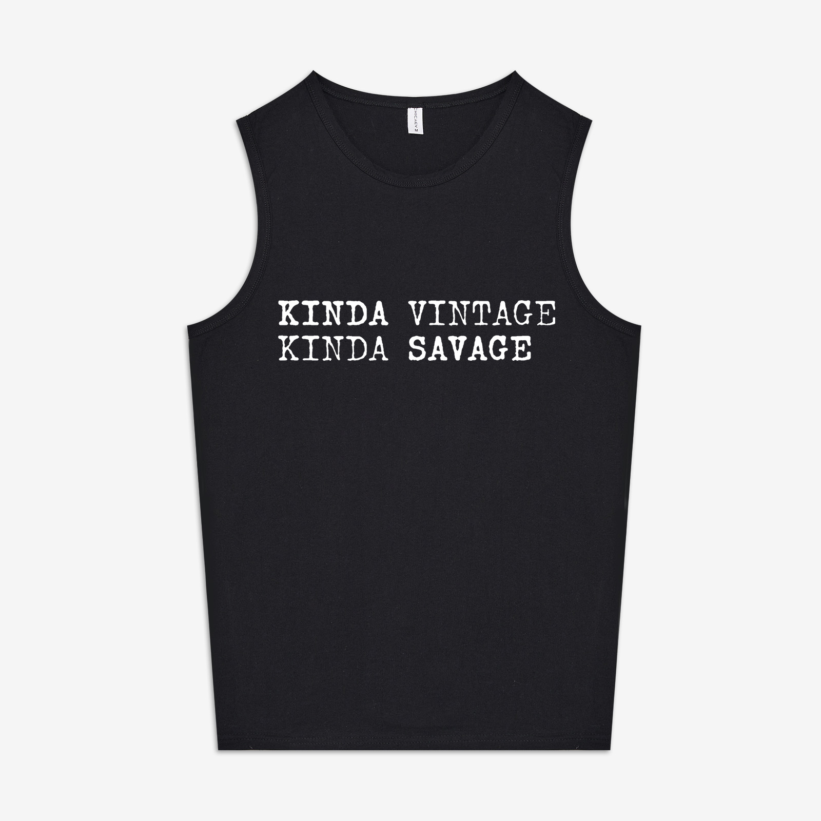 Kinda Vintage Kinda Savage Printed Women's Vest