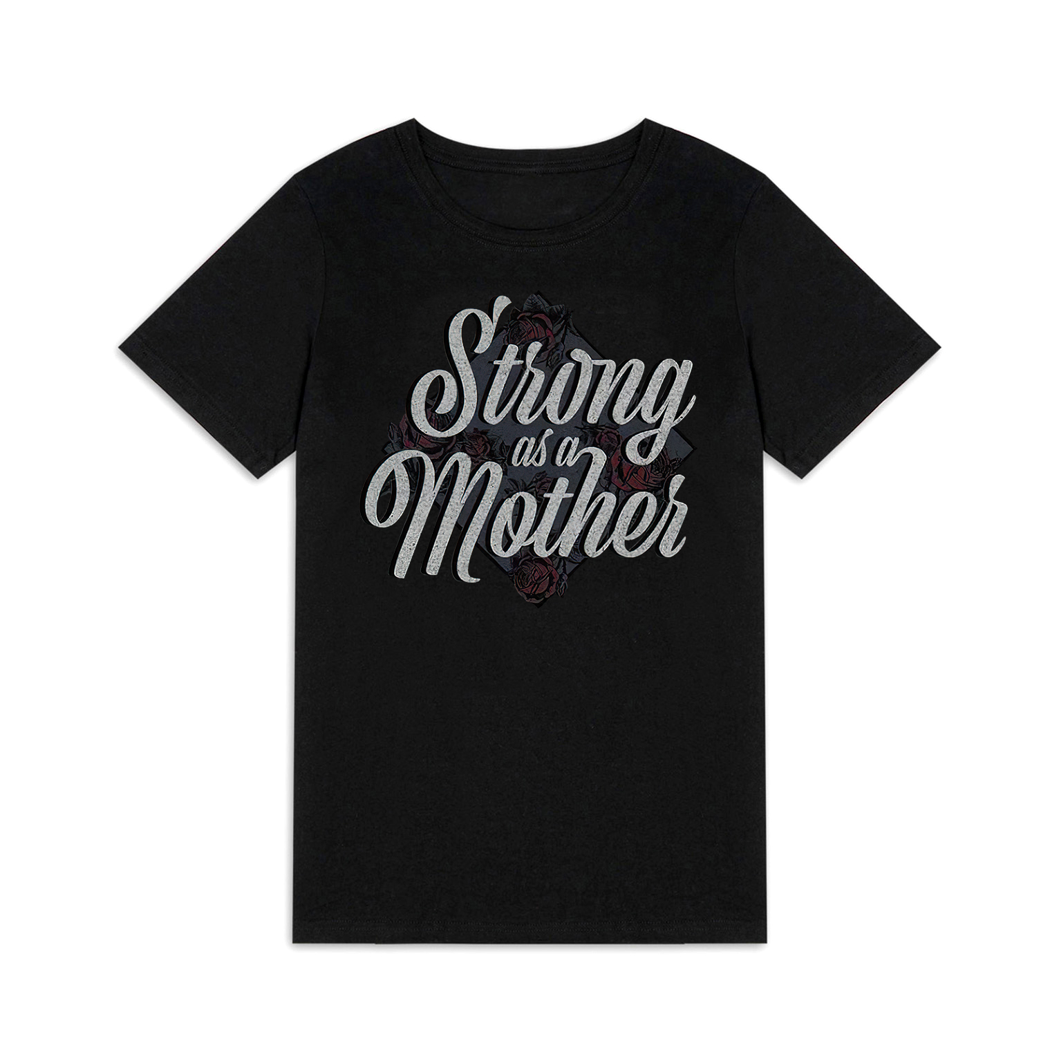 Strong As A Mother Printed Women's T-shirt 