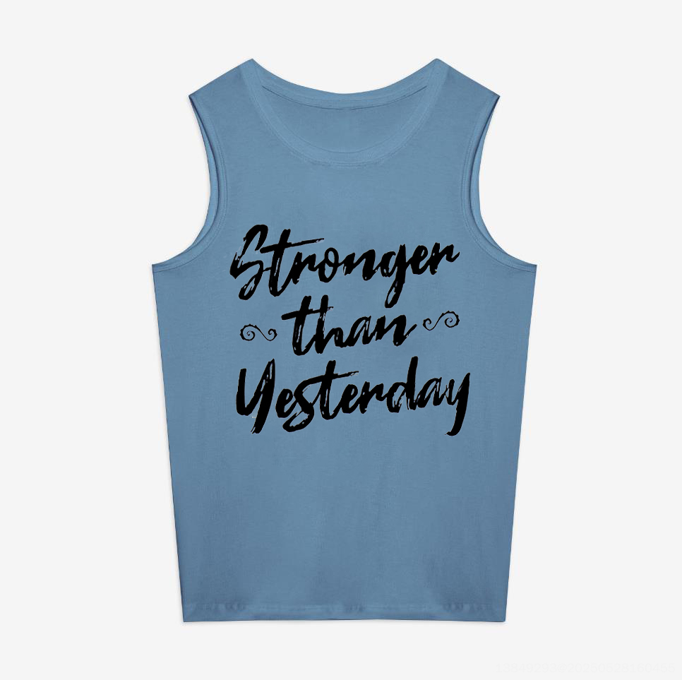 Stronger Than Yesterday Printed Women's Vest