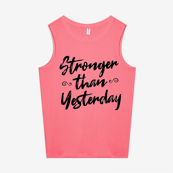 Stronger Than Yesterday Printed Women's Vest