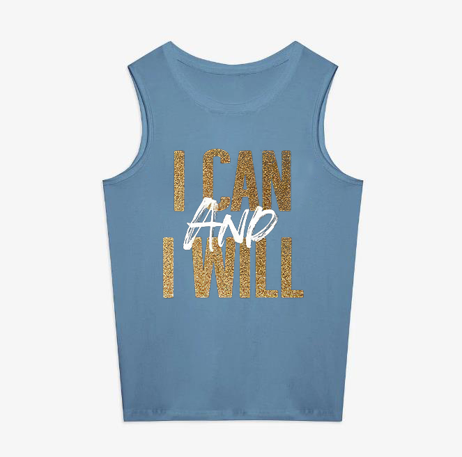I Can And I Will Print Women's Vest
