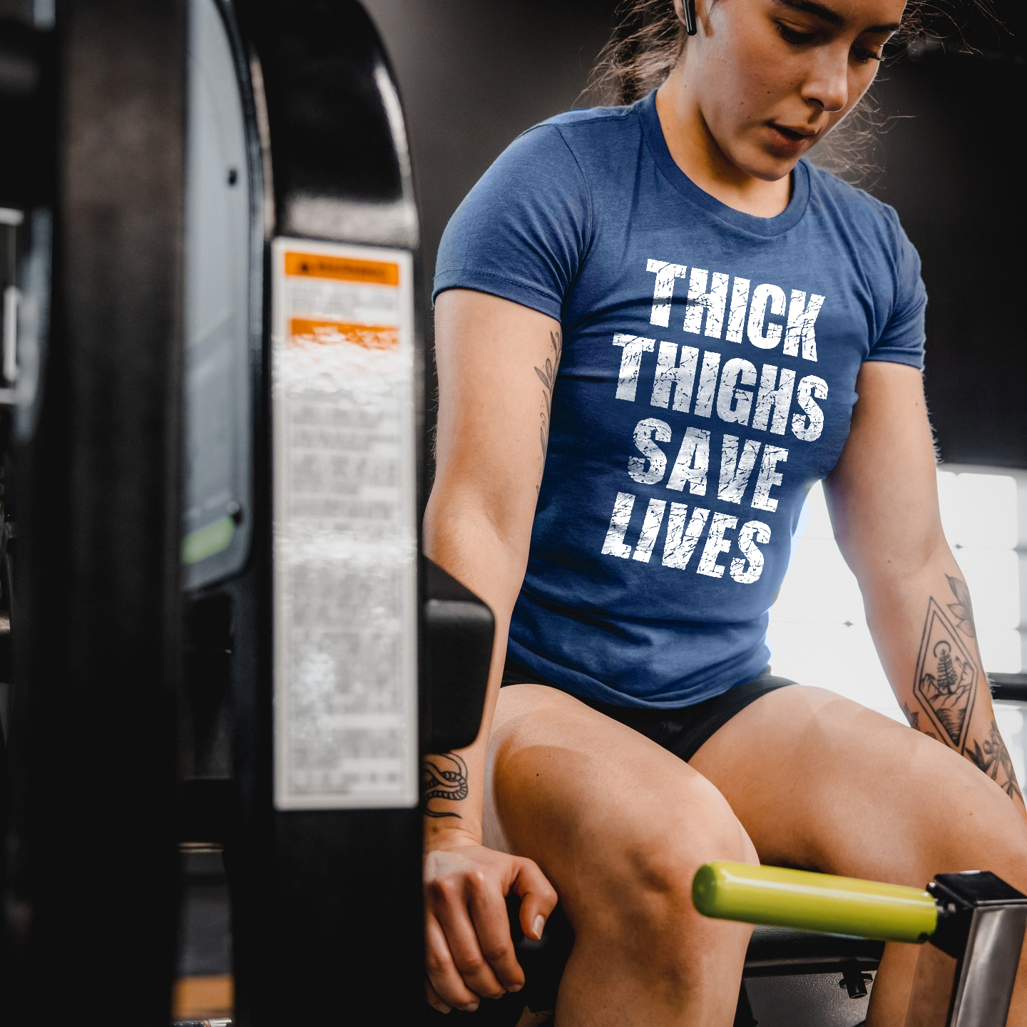 Thick Thighs Save Lives Printed Women's T-shirt