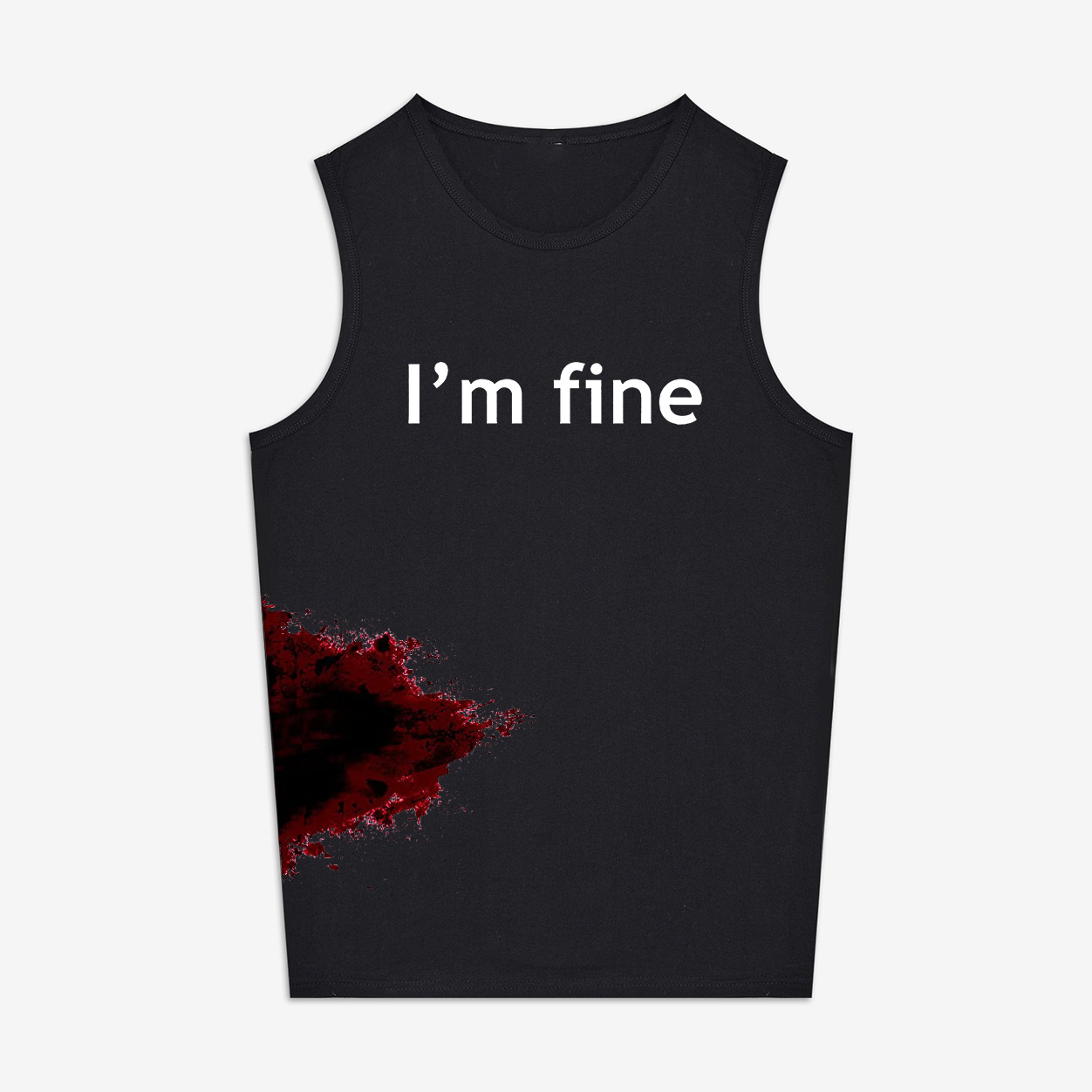 I'm Fine Printed Women's Vest