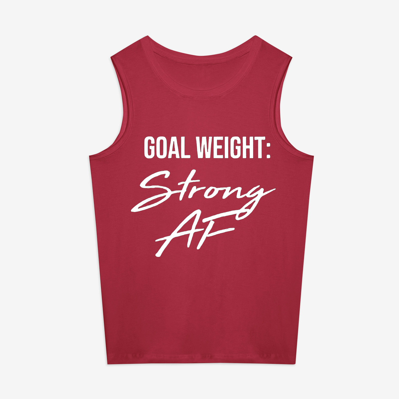GOAL WEIGHT:STRONG AF Women's Vest