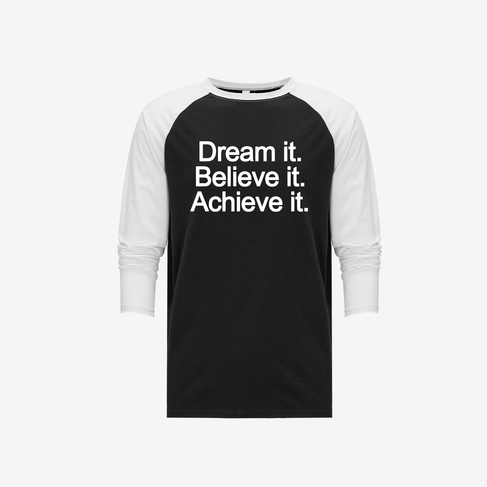 Dream It. Believe It Long Sleeve T-shirt-traneing