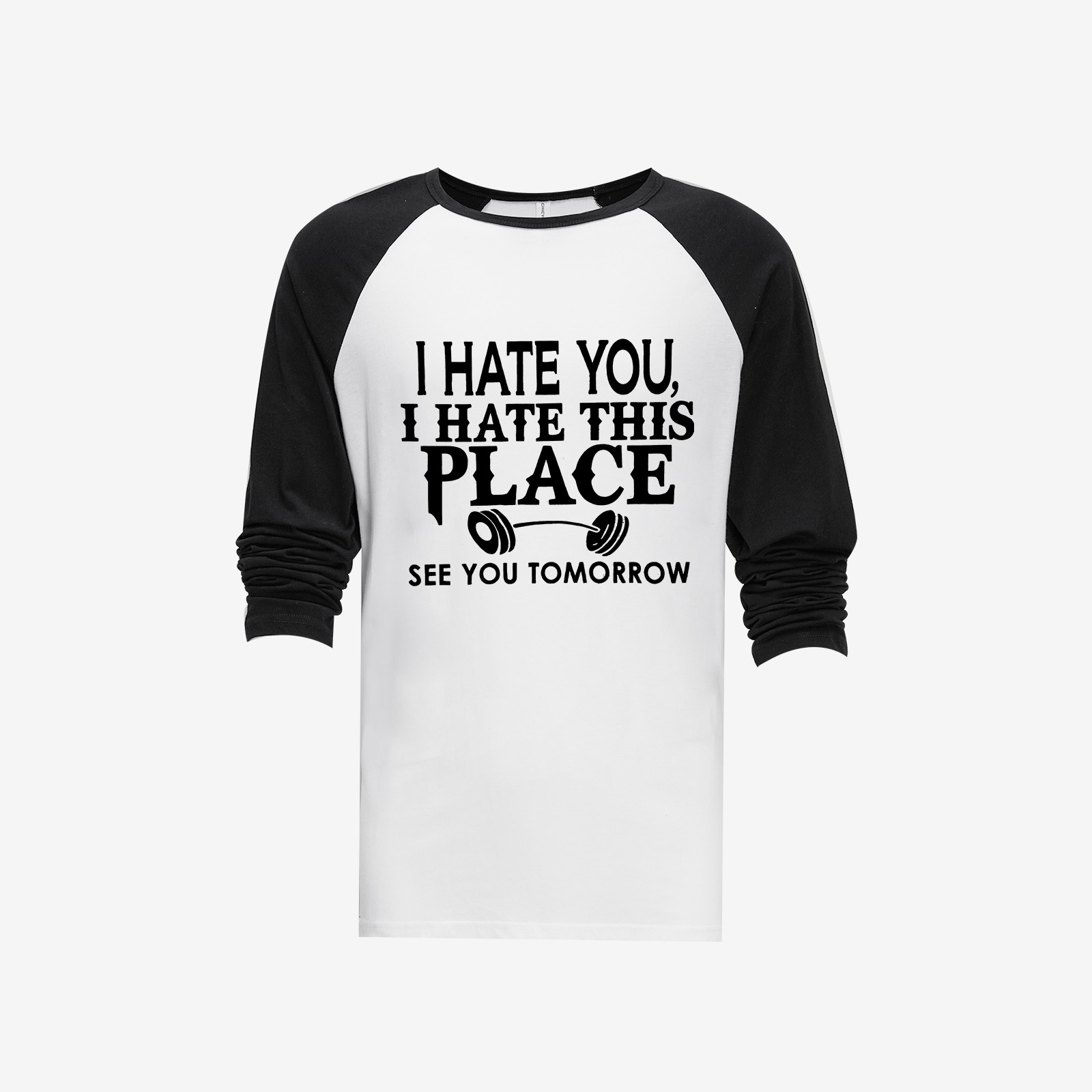 I Hate You, I Hate This Place Long Sleeve T-shirt-traneing