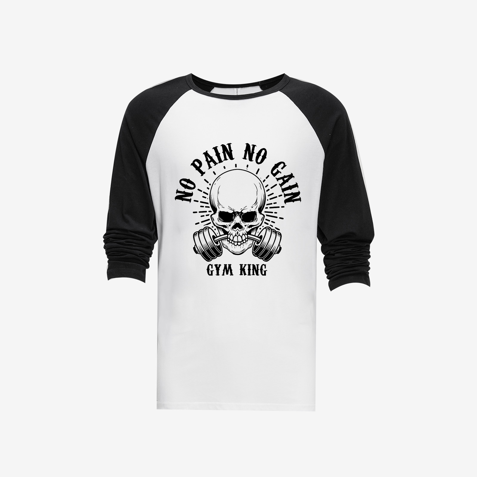 No Pain No Gain Long Sleeve T-shirt-traneing