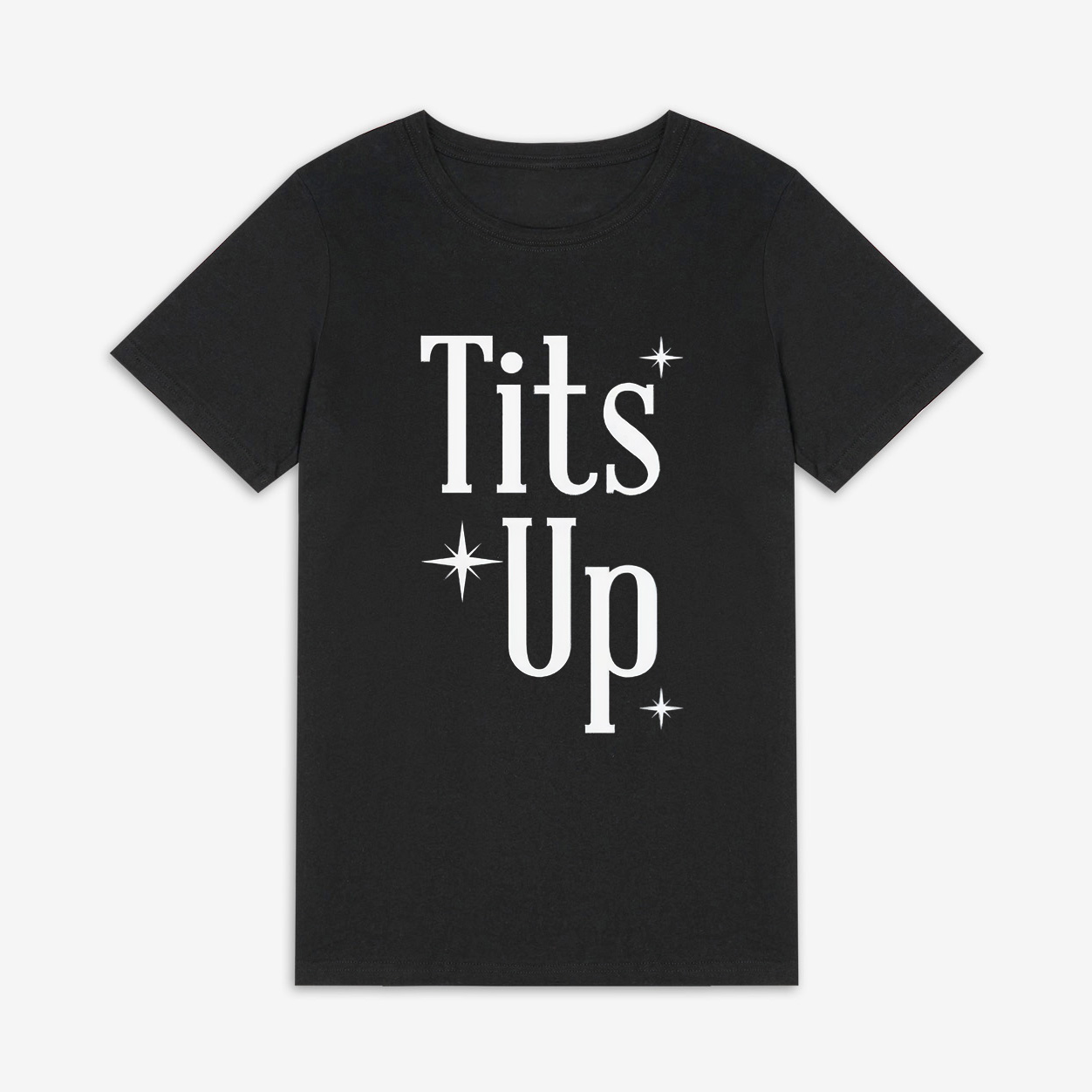 Tits Up Printed Women's T-shirt