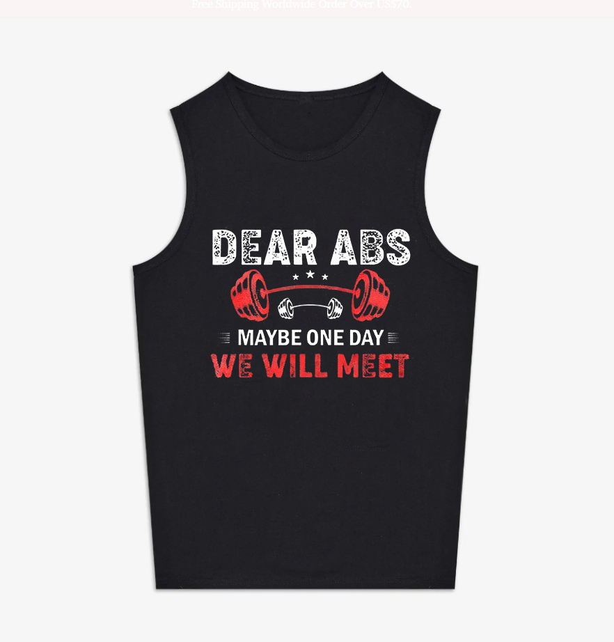 Dear ABS Maybe One Day We Will Meet Printed Women's Vest