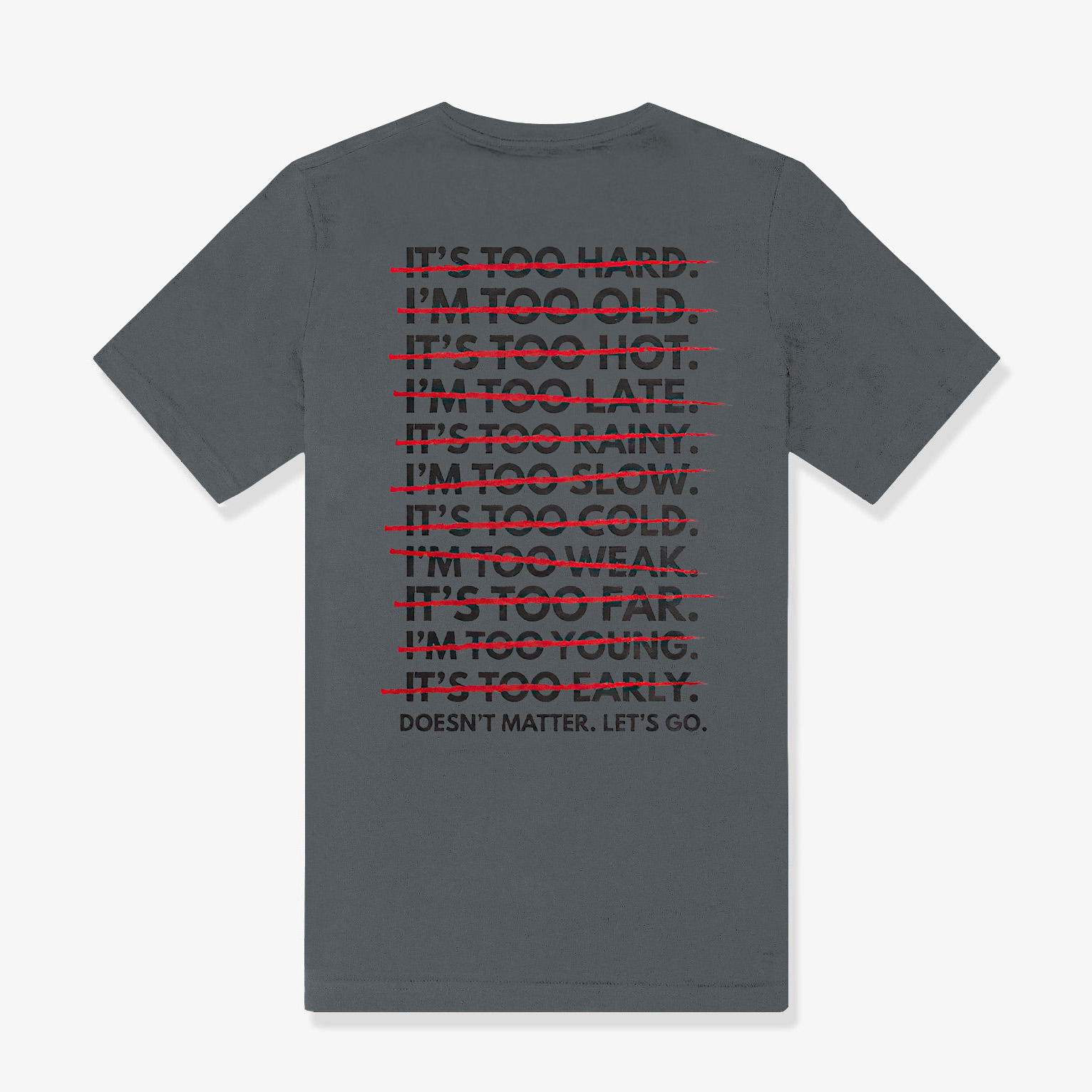 Doesn't Matter. Let's Go Printed Women's T-shirt