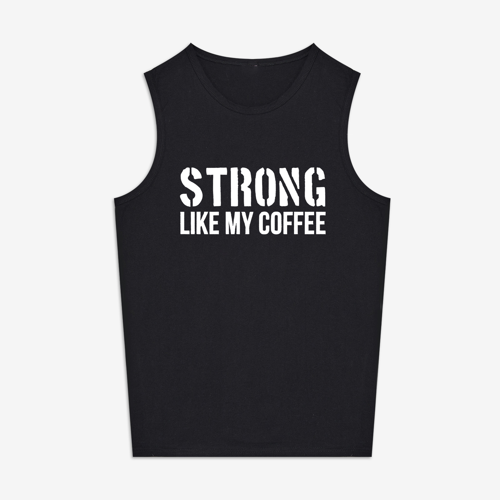 Strong Like My Coffee Printed Women's Vest
