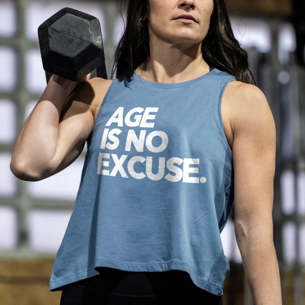 Age Is No Excuse Printed Women's Vest