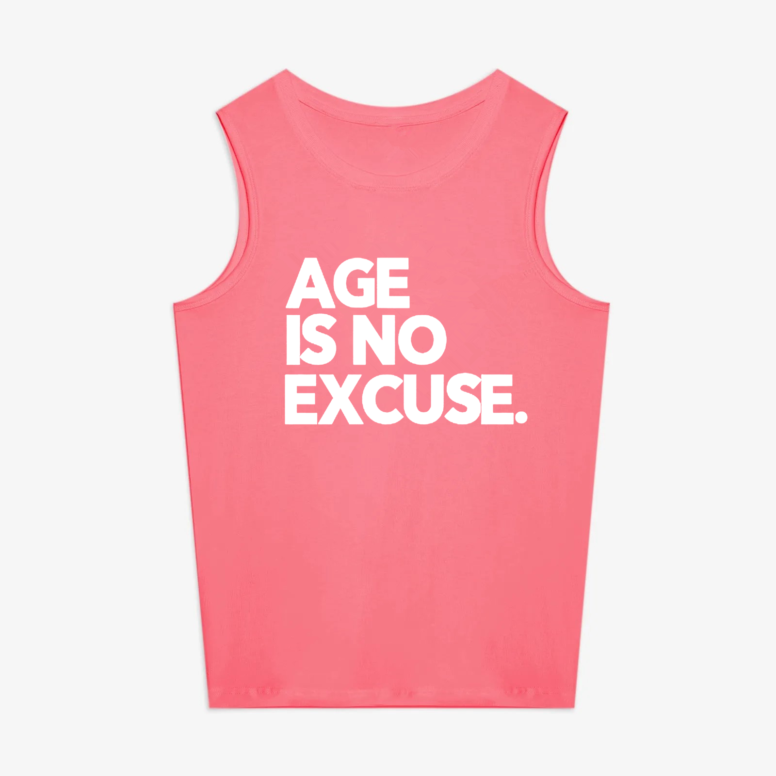 Age Is No Excuse Printed Women's Vest