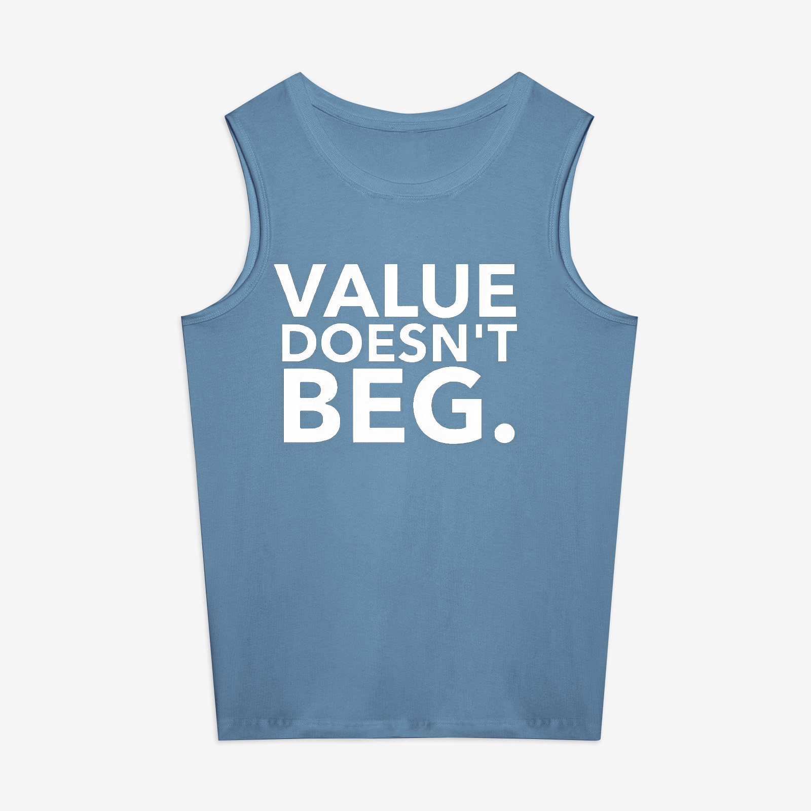 Value Doesn't Beg Print Women's Vest