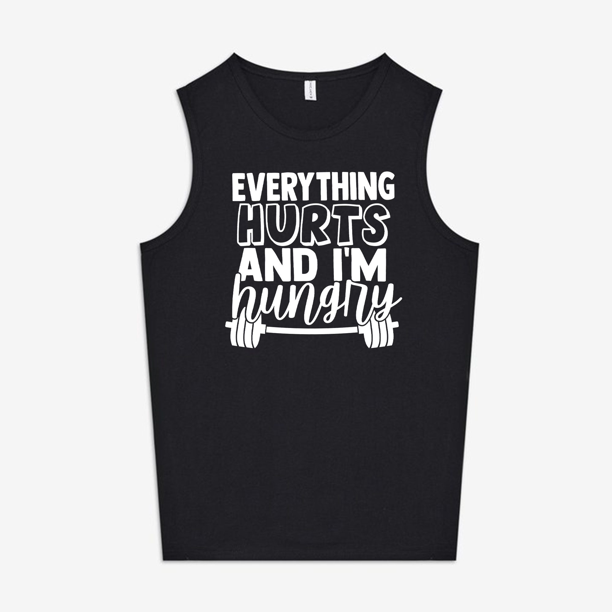 Everything Hurts And I'm Hungry Print Women's Vest