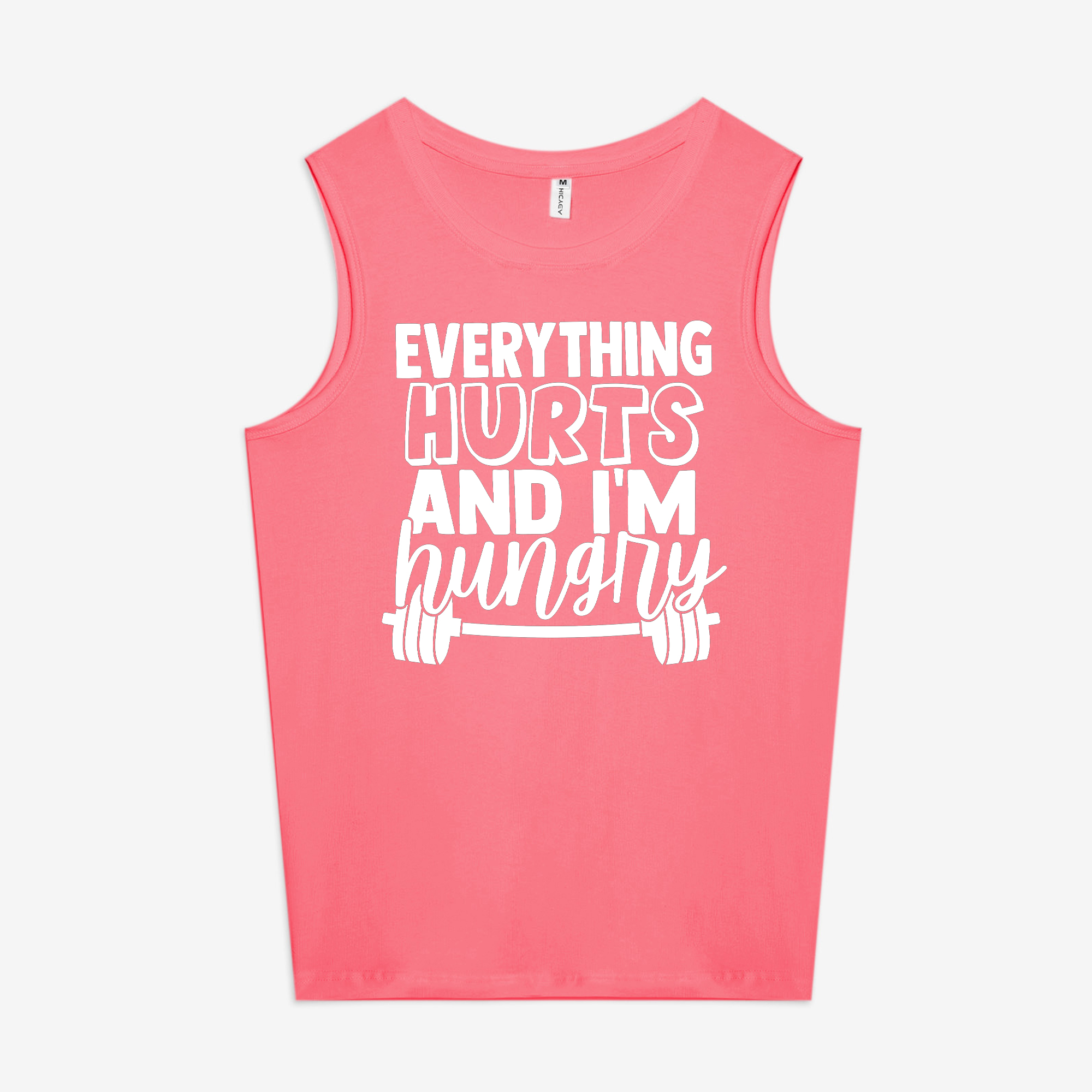 Everything Hurts And I'm Hungry Print Women's Vest