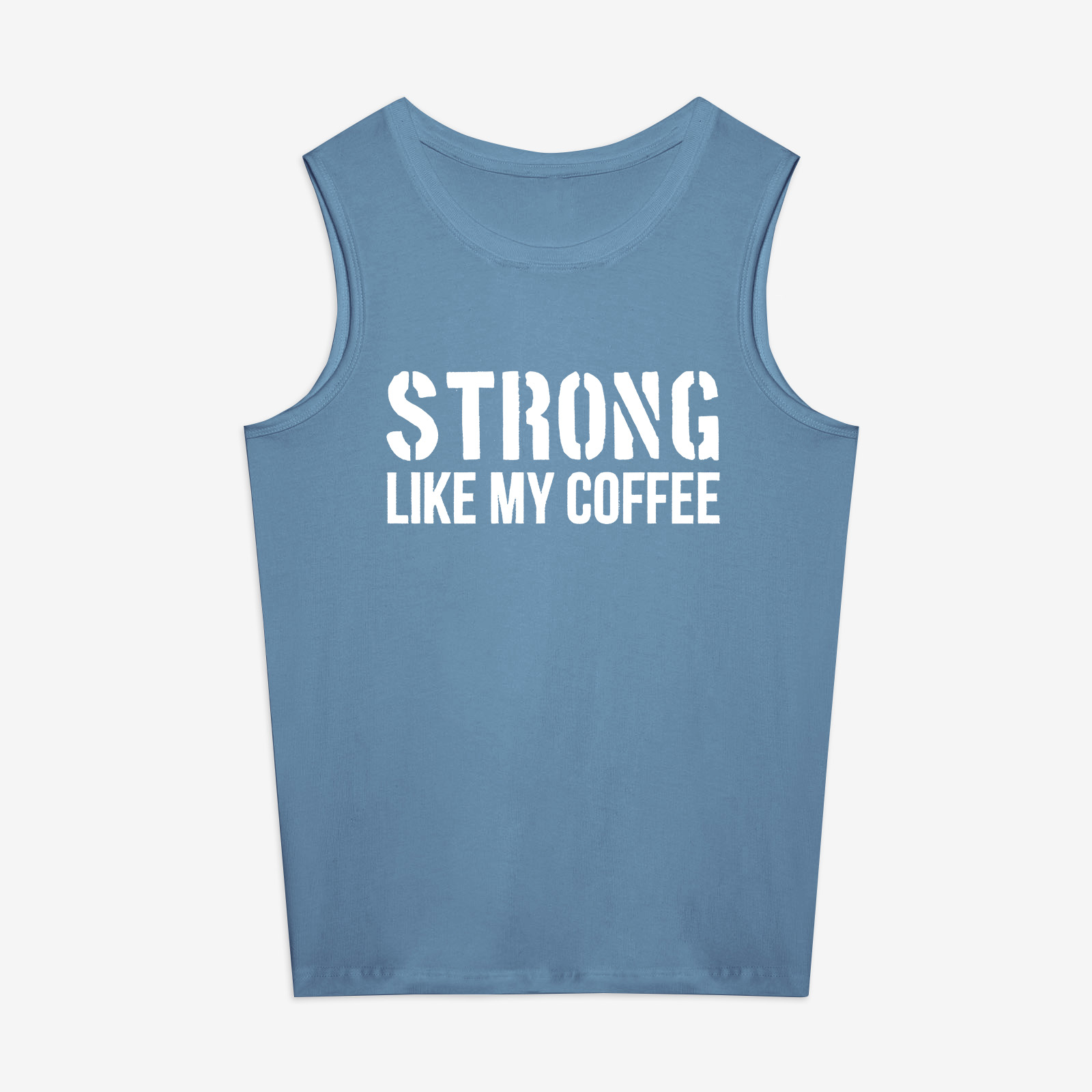 Strong Like My Coffee Printed Women's Vest