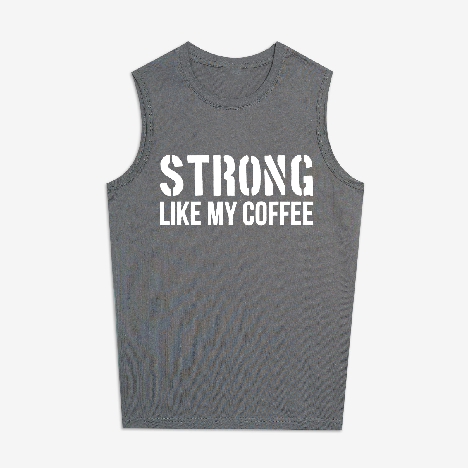 Strong Like My Coffee Printed Women's Vest