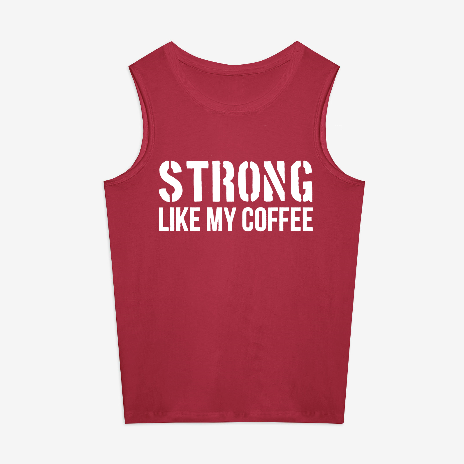 Strong Like My Coffee Printed Women's Vest