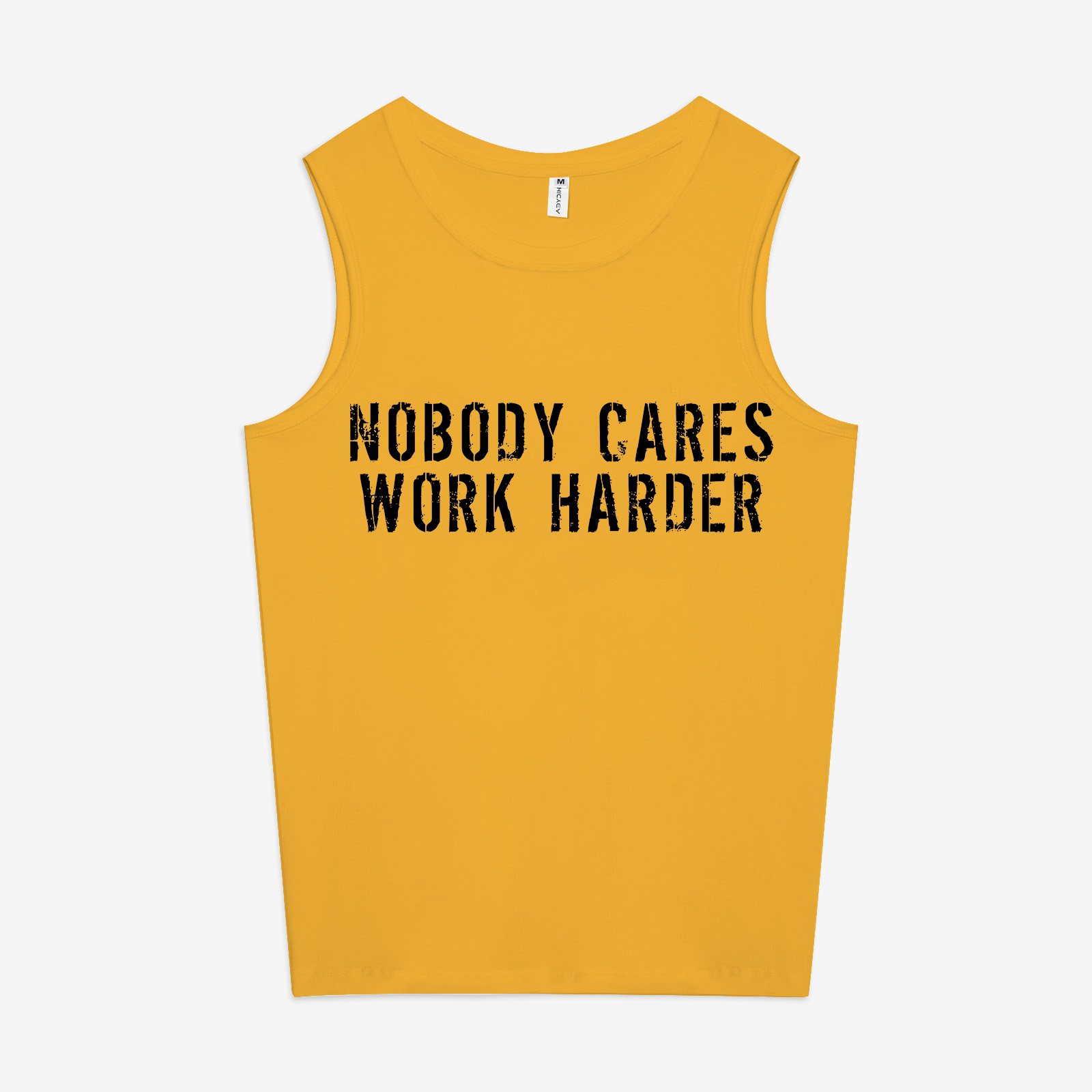Nobody Cares Work Harder Printed Women's Vest