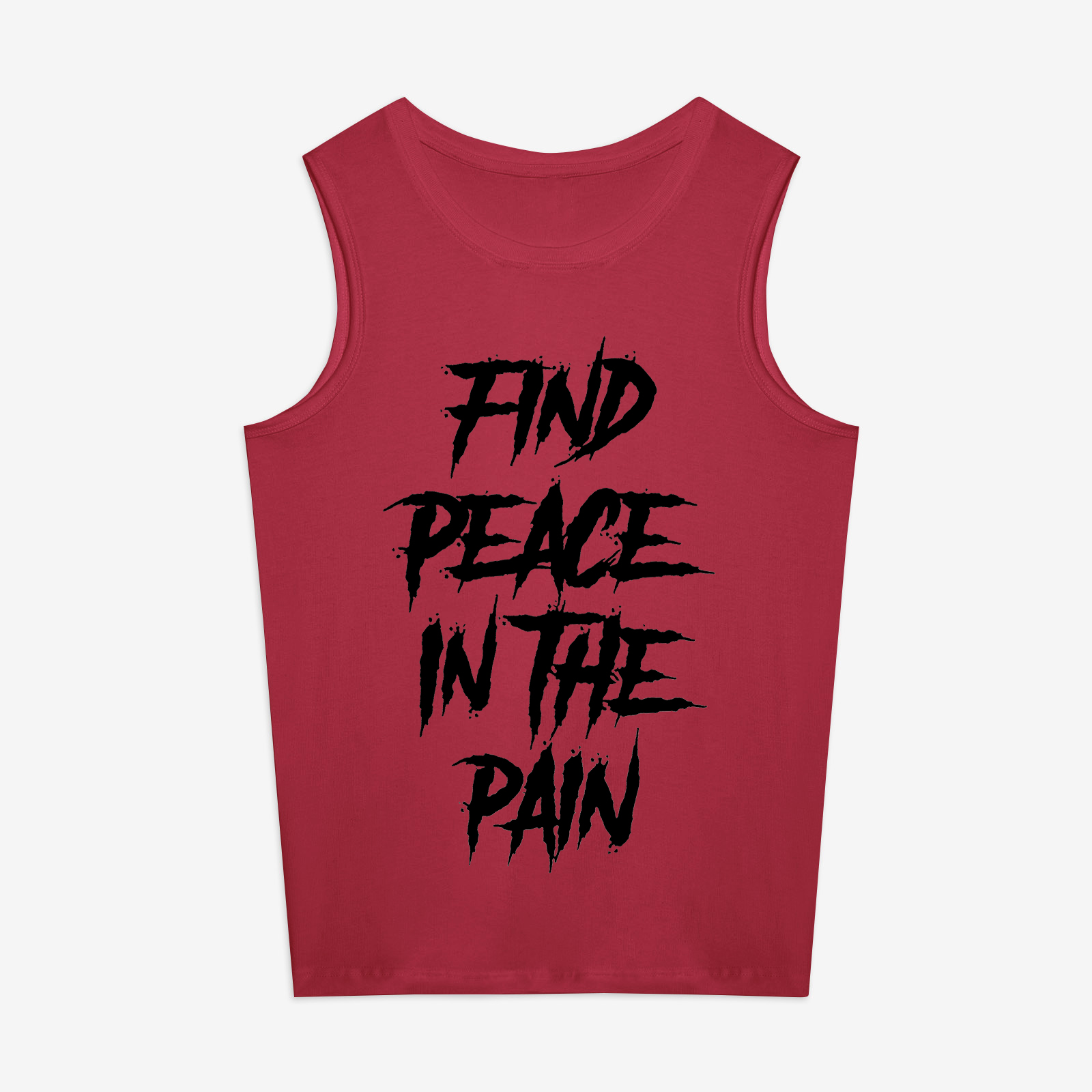 Find Peace In The Pain Printed Women's Vest